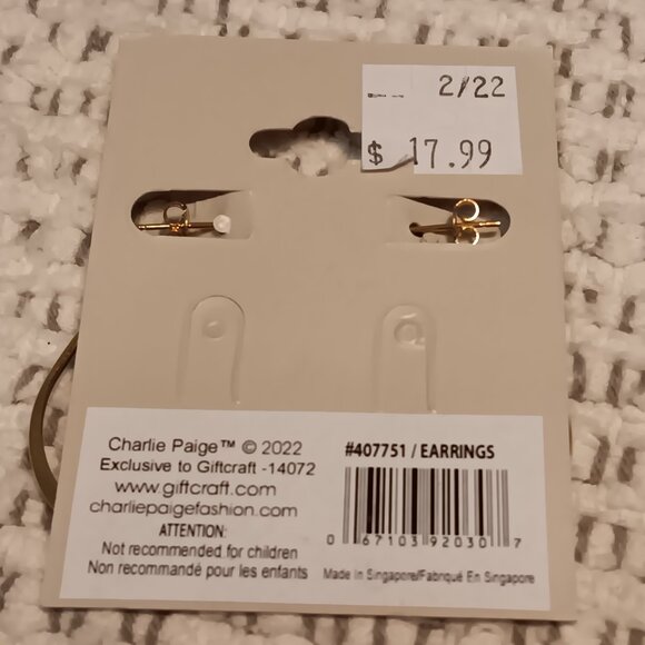 3 pc statement jewelry lot - necklace, calf hair bracelet, tear drop earrings - Picture 13 of 16